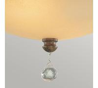 FEISS Lámpara de techo Chateau con colgante de vidrio