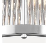 FEISS Plafón LED Paulson IP44 cromo Ø 27,9 cm