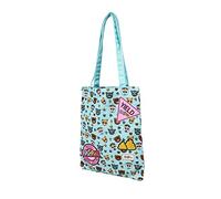 Feisty Pets Glenda Glitterpoop-Bolsa de la Compra Shopping Bag, Multicolor, 33 x 40 cm