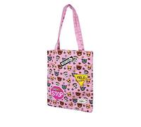 Feisty Pets Sir Growls-Bolsa de la Compra Shopping Bag, Multicolor, 33 x 40 cm