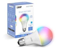 Feit Electric Bombilla inteligente, equivalente a 100 W que cambia de color y blanco sintonizable, bombilla WiFi de 2.4 GHz, no necesita concentrador, funciona con Alexa y Google Assistant, LED