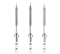 FEITA Pinecil TS100 Puntas de soldador de repuesto para mini bolígrafo de soldadura portátil varios modelos, estaciones de herramientas, accesorios de soldadura (TS-I/BC2/KU, 3 piezas)