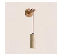 FEITENGDA Lámpara colgante de pared con sombra de travertino minimalista