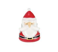 Feitery Abalorio de hombre de jengibre con diseño de muñeco de nieve compatible con pulseras Pandora, dije de corazón dorado, joyería de Navidad para mujer, Zirconia cúbica, Circonita cúbica