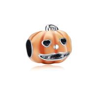 Feitery Abalorio de hombre de jengibre con diseño de muñeco de nieve compatible con pulseras Pandora, dije de corazón dorado, joyería de Navidad para mujer, Zirconia cúbica, Circonita cúbica