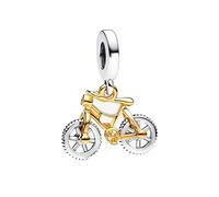 Feitery Bicyclette Charm Voyage Compatible Pandora Pulsera Charms Abalorios para Mujer
