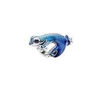 Feitery Charms Compatible Pandora Pulseras y Collares La Mar Azul Charm y Perlas para Mujer Joyería para el Verano