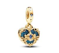 Feitery Christmas Pumpkin Carruaje Charms Compatibilidad para pulsera Pandora Bead Charm para mujer Navidad, Plata esterlina