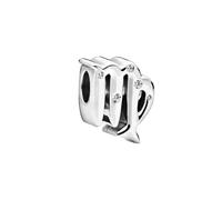 Feitery Compatible con colgantes Pandora Halloween cuentas luminosas de Todos los Santos para mujer, Plata de ley
