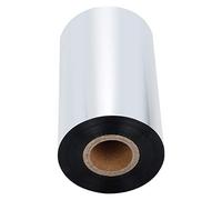 FEIXIU Cinta de transferencia térmica -1 rollo de 11 x 984 pies x 110 mm x 300 m, cinta de resina de cera negra, tinta de 1 pulgada para impresora Zebra Sato Datamax Tsc TEC