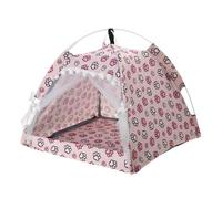 FeiYeup - Tienda de campaña portátil para mascotas, para perros, gatos, tipi, ligera, para mascotas, suministros de descanso al aire última intervensión, varios colores, a prueba de mosquitos, 1 pieza
