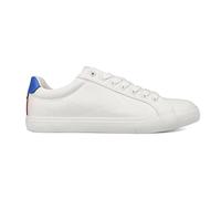 FEIYUE Fe Lo AV - Tenis de lona vulcanizada, parte superior de lona duradera de 12 onzas, cheurones tonales y logotipo de marca, plantilla acolchada, Blanco Royal, 39 1/3 EU