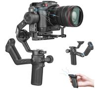 FeiyuTech SCORP 3 Estabilizador de Cámara, Seguimiento AI Integrado y Mando a Distancia Desmontable, Gimbal de Cámara con Pantalla Táctil y Capacidad de Carga de 3,5kg, para Grabación Vertical