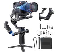 FeiyuTech SCORP 3 KIT, Estabilizador Cámara para DSLR sin Espejo, Seguimiento de IA Integrado, Carga máxima de 3,5 kg, Pantalla Táctil, Disparo Vertical Nativo, Estuche, para Sony/Canon/Nikon/Fujifilm