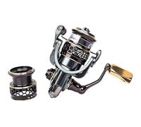 Feiyx - Carrete de pesca - Carrete giratorio de alta velocidad 5.2:1, carrete de pesca giratorio de agua dulce y salada, 9+1BB, carretes giratorios ligeros ultra suaves para pesca en agua dulce y