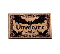 Feizikaw Alfombra Pasillo Felpudo de Halloween con un murciélago Delante. Ideal para Interiores y Exteriores. Ideal para Sala de Estar y Cocina. Decoración Halloween. (A, 60 * 90)