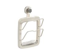 Feizikaw Cajas de almacenamiento apilables para montar en la pared, organizador de cocina, estante de ABS para almacenamiento en interiores, ahorro de espacio, diseño sin taladro (blanco, 31 5 x 20 8