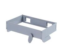 Feizikaw Cajas de almacenamiento apilables plegables que ahorran espacio, soporte de basura para colgar basura, basurero plegable montado en la pared, para armarios de cocina, puertas, armarios (gris