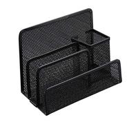 Feizikaw Cajas Organizadoras Cajones Bolígrafo de Alambre de Capas con Letras púas, Soporte Combinado para Letras, Limpieza y organizadores (Black, One Size)
