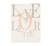 Feizikaw Collar para Mujer Europa y los Estados Unidos con diamante 26 letras en inglés colgante tarjeta de plata para mujer chica regalos (Y, One Size)
