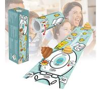 Feizikaw Juego Educativo 3 Años Juego de Mesa Curling Deportes Interior Casual Interacción Entre Padres e Hijos contra el Juguete para Juego de Mesa de los niños Poo (Mint Green, 120x30x2cm)