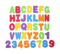 Feizikaw Juegos para Niños De 3 Años Reconocimiento de Letras y números de EVA, Juguetes para Aprender a Ver y ortografía, Juego de Letras a Juego, Palabras a la Vista para niños (Blue, 7.5X5.5cm)