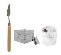 Feizikaw Juegos para Niños De 3 Años Wall and Build Let You Mini Bricks Toy Bricks Your Own Mortar Cement Mini Education (B, One Size)