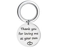 Feizikaw Llavero Grande Gracias por amarme como su propia idea de regalos de suegra para el día la esposo, hija, hijo, niños (A, One Size)