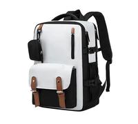 Feizikaw Mochila Deporte Hombre Mochila unisex de gran capacidad, duradera, para portátil, para la escuela, la universidad, viajes, senderismo, ligera e informal. (Light Gray, One Size)