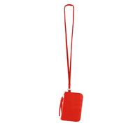 Feizikaw Monedero Hombre Pequeño Cartera con Cremallera Retro de Europa y Estados Unidos, Bolso para teléfono móvil con Cera de Aceite para Mujer, versión Coreana Clip. (Red, One Size)