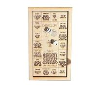 Feizikaw Productos Divertidos El Juego para Beber Don't Go Home Tonight CREA emoción en Cualquier reunión o Fiesta. (Beige, 15 * 12cm)