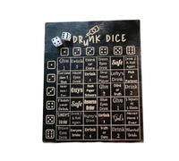 Feizikaw Productos Divertidos El Juego para Beber Don't Go Home Tonight CREA emoción en Cualquier reunión o Fiesta. (Black, 28x23cm)