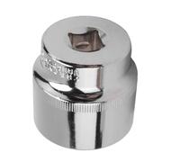 fejae Llave de Tubo Hexagonal de 36 mm con Accionamiento de 1/2 Pulgada, Punta de 6 Puntas Antioxidante para Llave de Trinquete, Herramientas Manuales de Reparación de Automóviles.