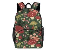 FekiLoot Bright Mushrooms Art - Mochila de tela Oxford impermeable, mochila casual de gran capacidad con correas acolchadas ajustables, mochila multiusos para actividades diarias al aire libre
