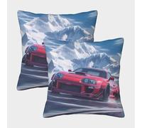 FELASBUID Sports_Car_Racing - Alto_Rendimiento_Estilo Fundas Cojines para Sofá 2 Piezas Arte Funda De Almohada Confortable Square Almohadon Cubre De Estar Dormitorio 50x50cm