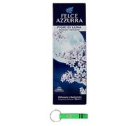 Felce Azzurra - Ambientador con varillas Fiori di Luna (12 unidades, aroma a bastoncini, aroma de flores de luna, 120 ml, incluye llavero Beni Culinari gratuito)