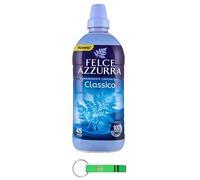 Felce Azzurra Ammorbidente Concentrato Classico - Suavizante concentrado - 45 lavados - 900 ml + llavero Beni Culinari gratuito - 8 unidades