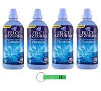 Felce Azzurra Ammorbidente Concentrato Classico - Suavizante concentrado - 45 lavados - 900 ml + llavero Beni Culinari gratis