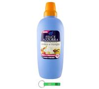 Felce Azzurra Ammorbidente - Suavizante líquido con ámbar y vainilla, aroma inconfundible, 40 lavados, 2 litros + llavero Beni Culinari gratuito (9 unidades)