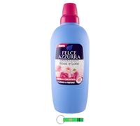 Felce Azzurra Ammorbidente - Suavizante líquido con rosa y loto, aroma inconfundible, 40 lavados, 2 litros + llavero Beni Culinari gratuito (9 unidades)