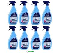 Felce Azzurra Appretto Leggero Spray per Stira Veloce, 8 unidades, ayuda de planchado ligeramente fortalecedor, planchado rápido, fragante, 750 ml + llavero Beni Culinari gratuito