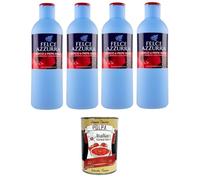 FELCE AZZURRA Mon Amour Blu Mare Ammorbidente Concentrato, Suavizante concentrado, 26 lavados, 650 ml + Italian Gourmet Polpa 400