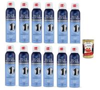 Felce Azzurra Invisible Deo Spray 48h - Desodorante antimanchas sin alcohol, respetuoso con los microbios, tecnología Deocomplex, 12 × 150 ml + Polpa Italian Gourmet 400 g