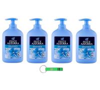 Felce Azzurra Jabón Sapone Liquido Muschio Bianco - Jabón líquido almizcle blanco - Ideal para manos y cara 300 ml + llavero Beni Culinari gratuito