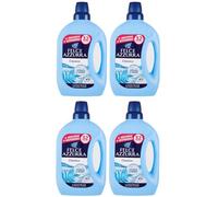 Felce Azzurra Lavatrice Classico - Detergente líquido para lavadora (4 unidades, eficaz en frío, para ropa blanca y de colores, 32 lavados, 1595 ml)