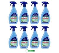 Felce Azzurra - Limpiador de baño antical (8 unidades, antical, 750 ml, incluye llavero Beni Culinari gratuito)