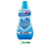 Felce Azzurra Mon Amour Amour Ammorbidente Concentrato Blu Mare - Suavizante concentrado para 26 lavados 650 ml + llavero Beni Culinari gratuito