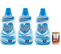 FELCE AZZURRA Mon Amour Blu Mare Ammorbidente Concentrato, Suavizante concentrado, 26 lavados, 650 ml + Italian Gourmet Polpa 400