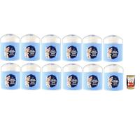 Felce Azzurra Paglieri - Polvo corporal con borla, talco Classico con Piumino, talco clásico con esponja, 12 x 250 g + Polpa italiana Gourmet 400 g
