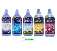 Felce Azzurra - Paquete de prueba Ammorbidente Concentrato - Suavizante concentrado Fragancia inconfundible - 45 lavados - 10 x 900 ml + llavero Beni Culinari gratis